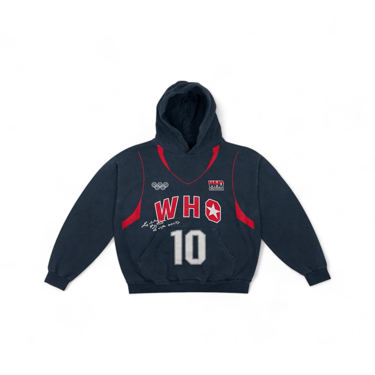 Who 2008 Olympic Redeem Team #10 (Away Jersey) Hoodie