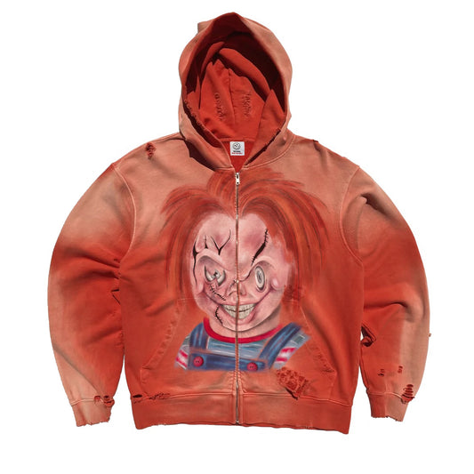 Who CHUCKn? Zip Hoodie