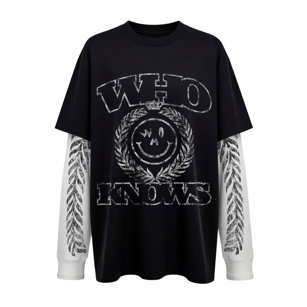 Who Knows ?  Black Friday Double Layer shirt