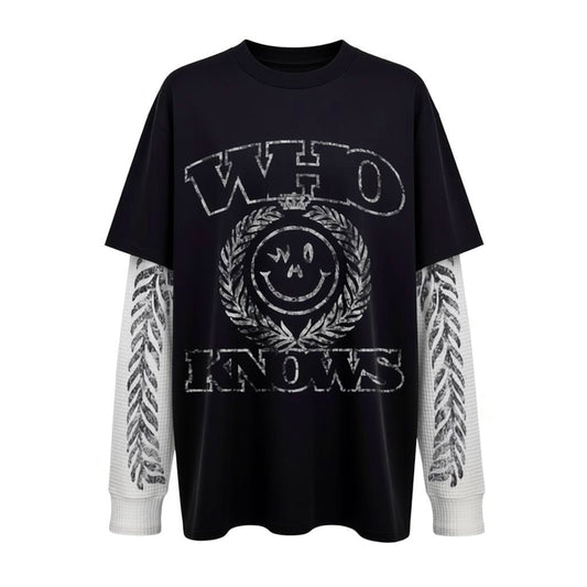 Who Knows ?  Black Friday Double Layer shirt