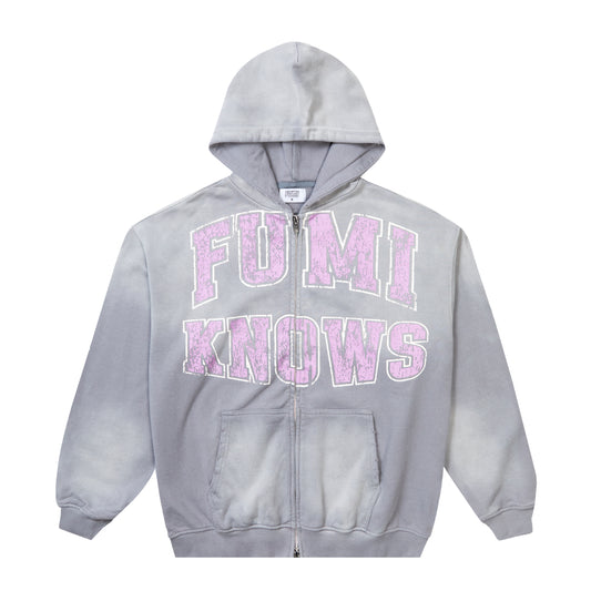 FUMIKNOWS Distressed Smiley Hoodie