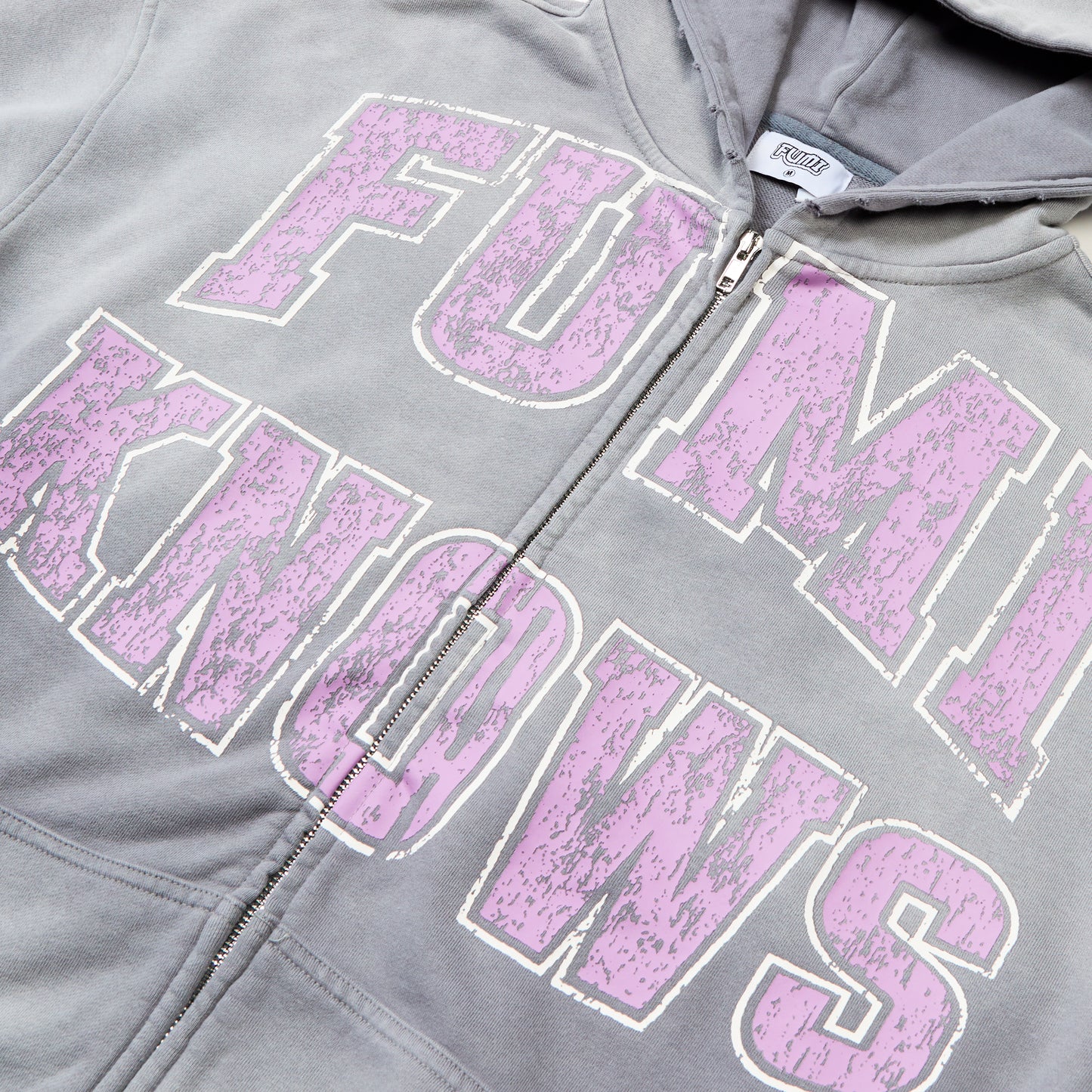 FUMIKNOWS Distressed Smiley Hoodie